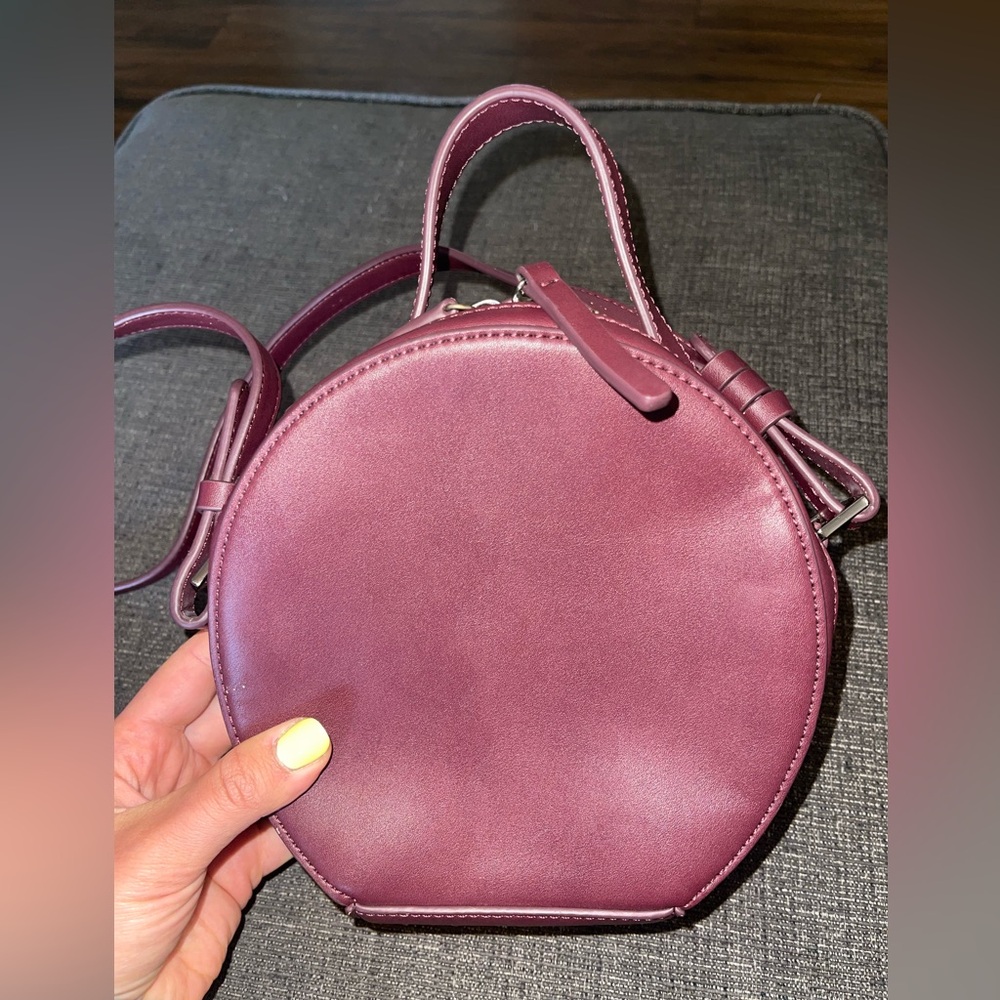 Burgundy/purple bag!